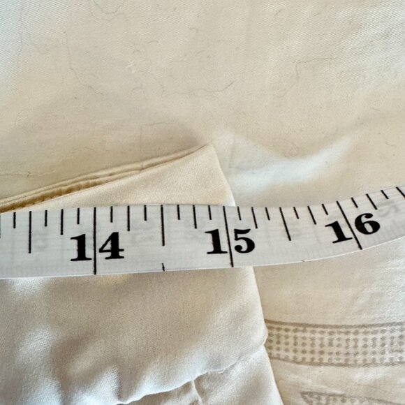 House of Harlow Cream Satin Straight Leg Pants - Picture 11 of 12